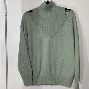 SHEIN Light Green Knitwear